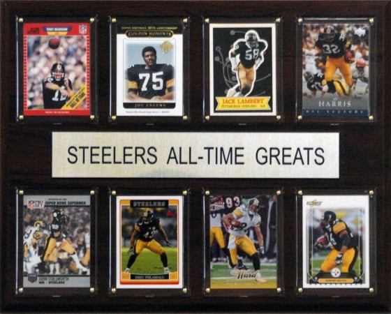 Picture of C & I Collectables 1215ATGSTEEL NFL Pittsburgh Steelers All-Time Greats Plaque