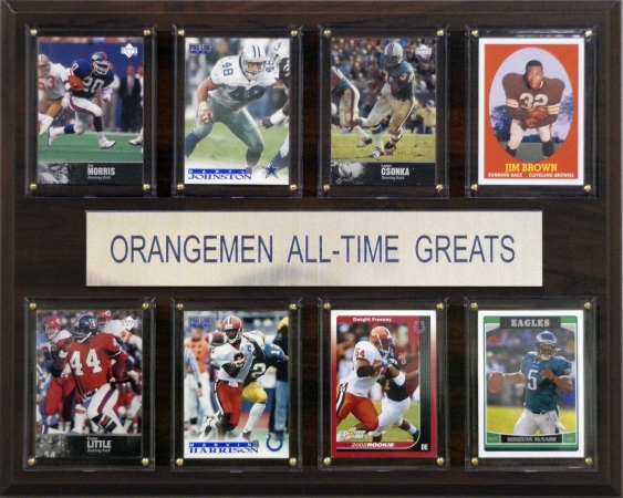 Picture of C & I Collectables 1215ATGSYR NCAA Football Syracuse Orangemen All-Time Greats Plaque