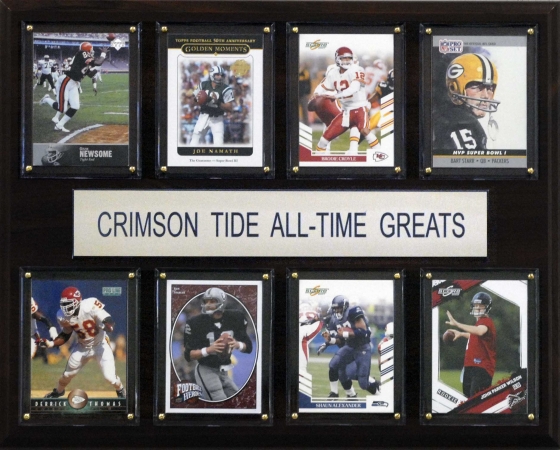 Picture of C & I Collectables 1215ATGTIDE NCAA Football Alabama Crimson Tide All-Time Greats Plaque