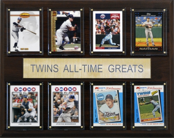 Picture of C & I Collectables 1215ATGTWIN MLB Minnesota Twins All-Time Greats Plaque