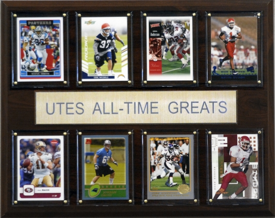 Picture of C & I Collectables 1215ATGUTES NCAA Football Utah Utes All-Time Greats Plaque