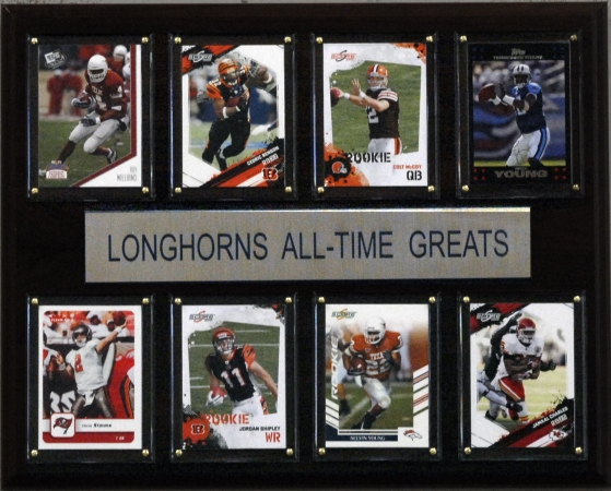 Picture of C & I Collectables 1215ATGUTL NCAA Football Texas Longhorns All-Time Greats Plaque