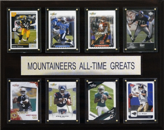 Picture of C & I Collectables 1215ATGUWV NCAA Football West Virginia Mountaineers All-Time Greats Plaque