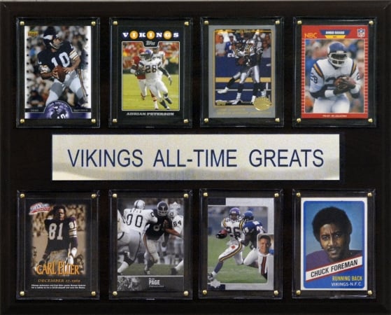 Picture of C & I Collectables 1215ATGVIK NFL Minnesota Vikings All-Time Greats Plaque