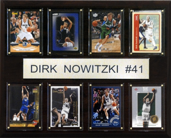 Picture of C & I Collectables 1215NOWITZKI8C NBA Dirk Nowitzki Dallas Mavericks 8 Card Plaque