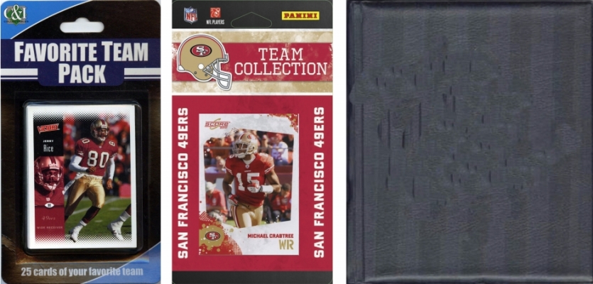 Picture of C & I Collectables 201049ERSTSC NFL San Francisco 49ers Licensed 2010 Score Team Set and Favorite Player Trading Card Pack Plus Storage Album