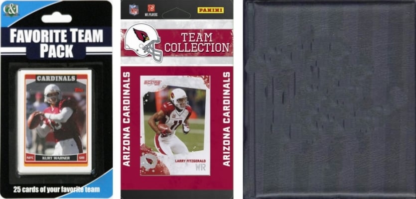 Picture of C & I Collectables 2010ARIZCARDTSC NFL Arizona Cardinals Licensed 2010 Score Team Set and Favorite Player Trading Card Pack Plus Storage Album
