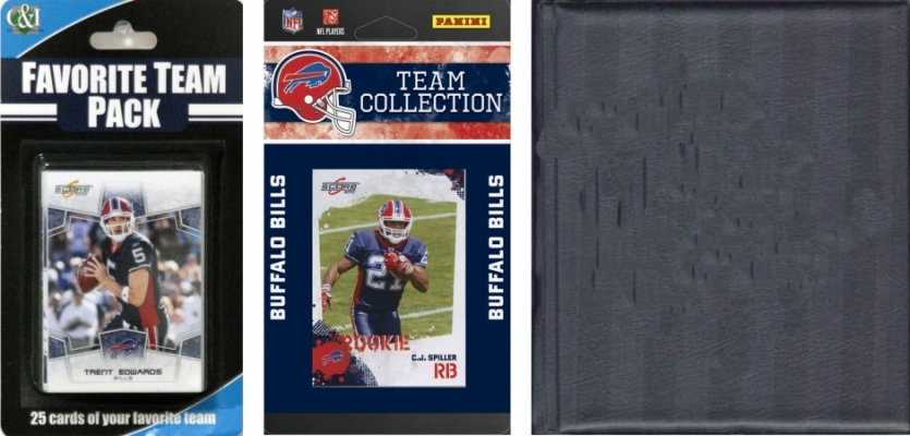 Picture of C & I Collectables 2010BILLSTSC NFL Buffalo Bills Licensed 2010 Score Team Set and Favorite Player Trading Card Pack Plus Storage Album