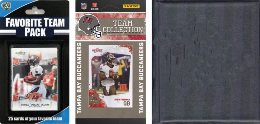 Picture of C & I Collectables 2010BUCSTSC NFL Tampa Bay Buccaneers Licensed 2010 Score Team Set and Favorite Player Trading Card Pack Plus Storage Album
