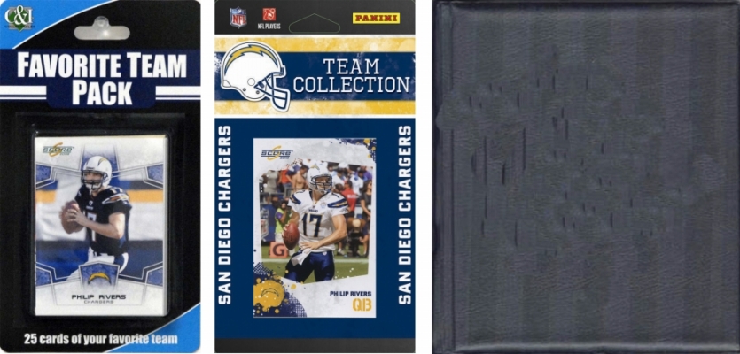 Picture of C & I Collectables 2010CHARGERSTSC NFL San Diego Chargers Licensed 2010 Score Team Set and Favorite Player Trading Card Pack Plus Storage Album