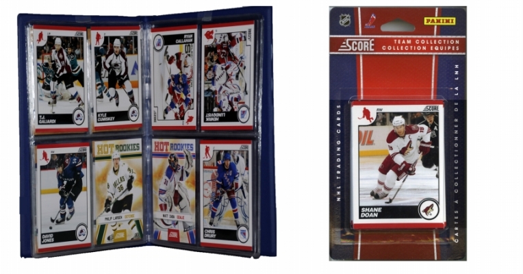 Picture of C & I Collectables 2010COYOTESTS NHL Phoenix Coyotes Licensed 2010 Score Team Set and Storage Album
