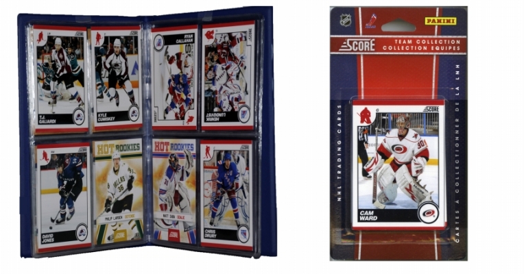 Picture of C & I Collectables 2010HURRTS NHL Carolina Hurricanes Licensed 2010 Score Team Set and Storage Album
