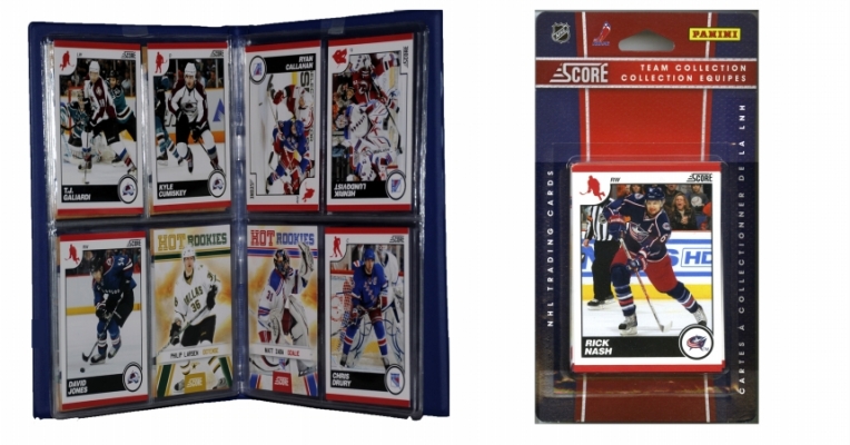 Picture of C & I Collectables 2010JACKETSTS NHL Columbus Blue Jackets Licensed 2010 Score Team Set and Storage Album