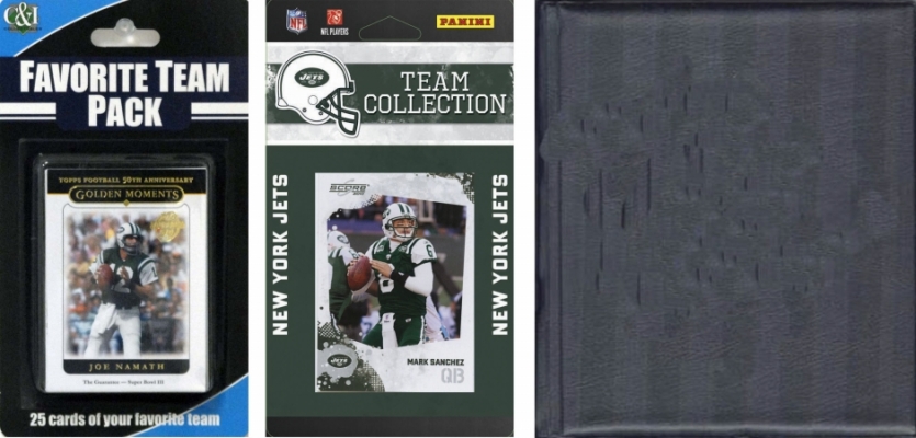 Picture of C & I Collectables 2010JETSTSC NFL New York Jets Licensed 2010 Score Team Set and Favorite Player Trading Card Pack Plus Storage Album