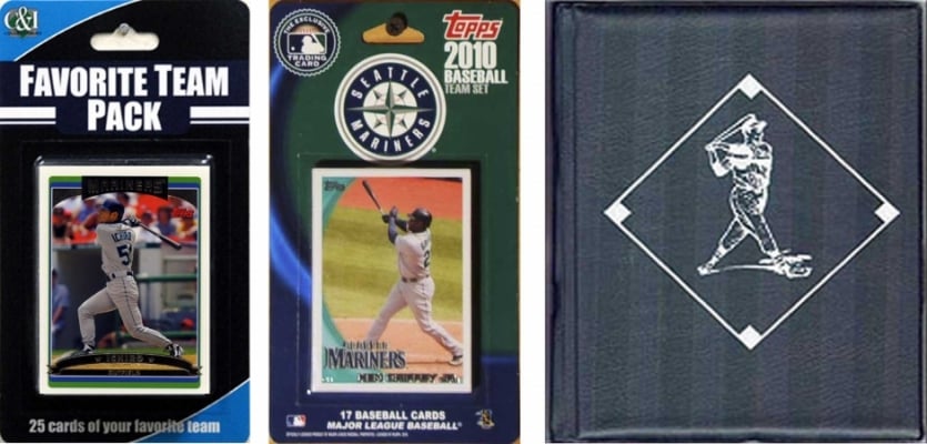 Picture of C & I Collectables 2010MARINERSTSC MLB Seattle Mariners Licensed 2010 Topps Team Set and Favorite Player Trading Cards Plus Storage Album