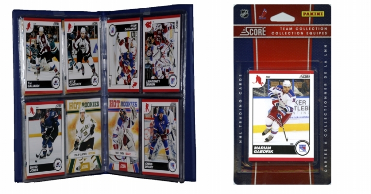 Picture of C & I Collectables 2010NYRTS NHL New York Rangers Licensed 2010 Score Team Set and Storage Album