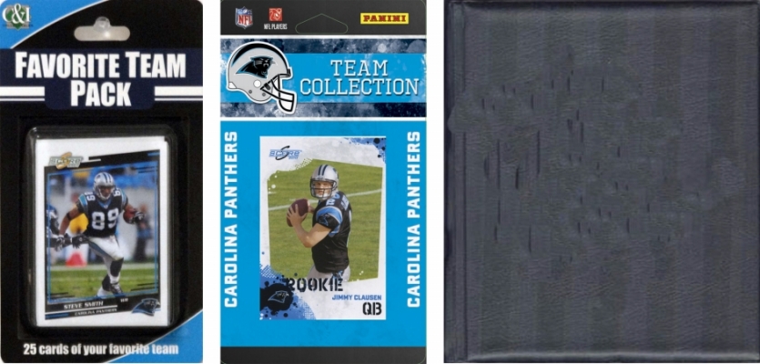 Picture of C & I Collectables 2010PANTHERSTSC NFL Carolina Panthers Licensed 2010 Score Team Set and Favorite Player Trading Card Pack Plus Storage Album