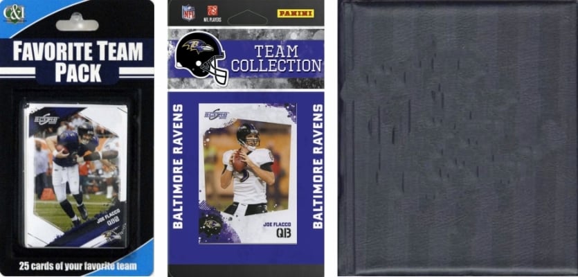 Picture of C & I Collectables 2010RAVENTSC NFL Baltimore Ravens Licensed 2010 Score Team Set and Favorite Player Trading Card Pack Plus Storage Album