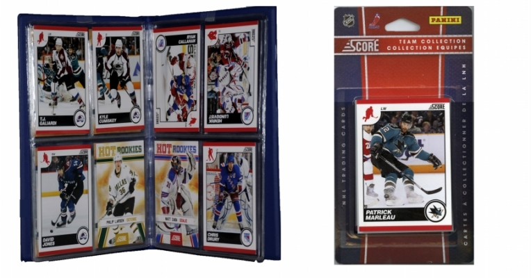 Picture of C & I Collectables 2010SHARKSTS NHL San Jose Sharks Licensed 2010 Score Team Set and Storage Album