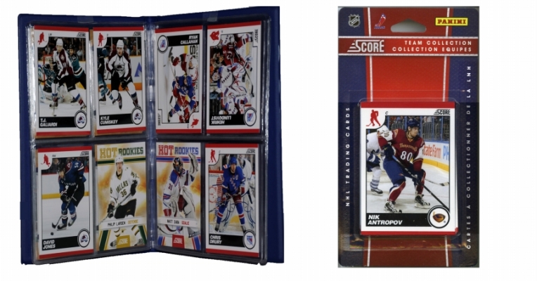 Picture of C & I Collectables 2010THRASHTS NHL Atlanta Thrashers Licensed 2010 Score Team Set and Storage Album