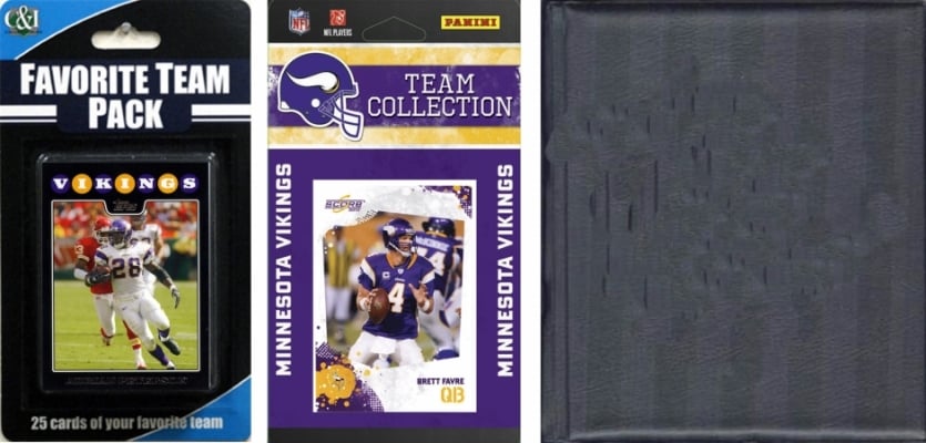 Picture of C & I Collectables 2010VIKINGSTSC NFL Minnesota Vikings Licensed 2010 Score Team Set and Favorite Player Trading Card Pack Plus Storage Album