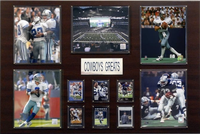 Picture of C & I Collectables 2436COWBOYS NFL Dallas Cowboys Greatest Star Plaque
