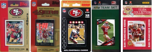 Picture of C & I Collectables 49ERS5TS NFL San Francisco 49ers 5 Different Licensed Trading Card Team Sets