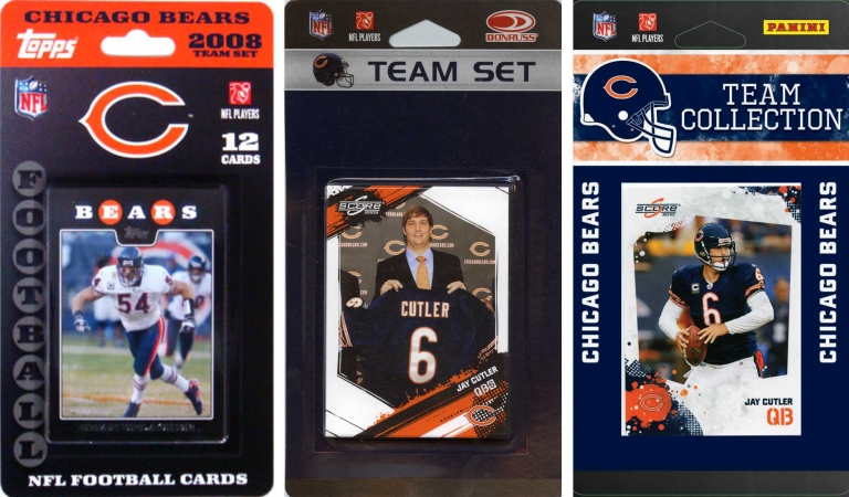 Picture of C & I Collectables BEARS3TS NFL Chicago Bears 3 Different Licensed Trading Card Team Sets