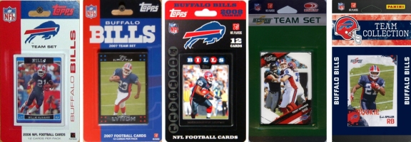 Picture of C & I Collectables BILLS5TS NFL Buffalo Bills 5 Different Licensed Trading Card Team Sets