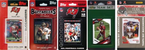 Picture of C & I Collectables BUC5TS NFL Tampa Bay Buccaneers 5 Different Licensed Trading Card Team Sets