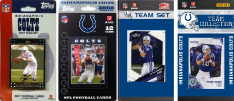 Picture of C & I Collectables COLTS4TS NFL Indianapolis Colts 4 Different Licensed Trading Card Team Sets