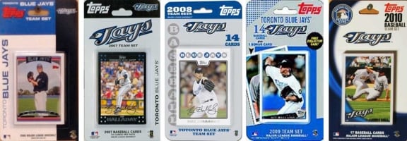 Picture of C & I Collectables JAYS5TS MLB Toronto Blue Jays 5 Different Licensed Trading Card Team Sets