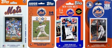 Picture of C & I Collectables METS4TS MLB New York Mets 4 Different Licensed Trading Card Team Sets