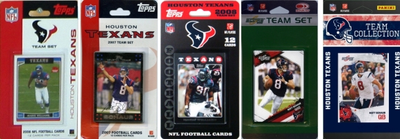 Picture of C & I Collectables TEXANS5TS NFL Houston Texans 5 Different Licensed Trading Card Team Sets