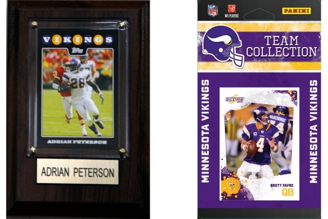 Picture of C & I Collectables VIKINGSFP NFL Minnesota Vikings Fan Pack