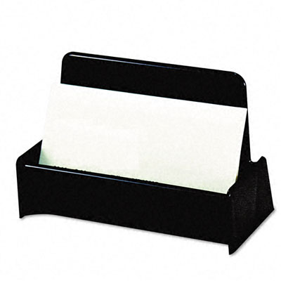 Picture of Universal UNV-08109 Business Card Holder- Capacity 50 2.25 x 4 Cards- Black