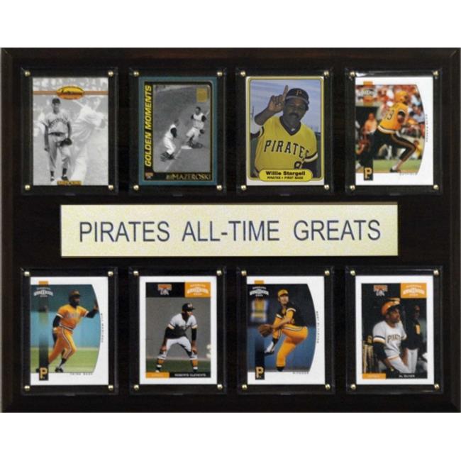 C & I Collectables 1215ATGPIR MLB Pittsburgh Pirates All-Time Greats Plaque