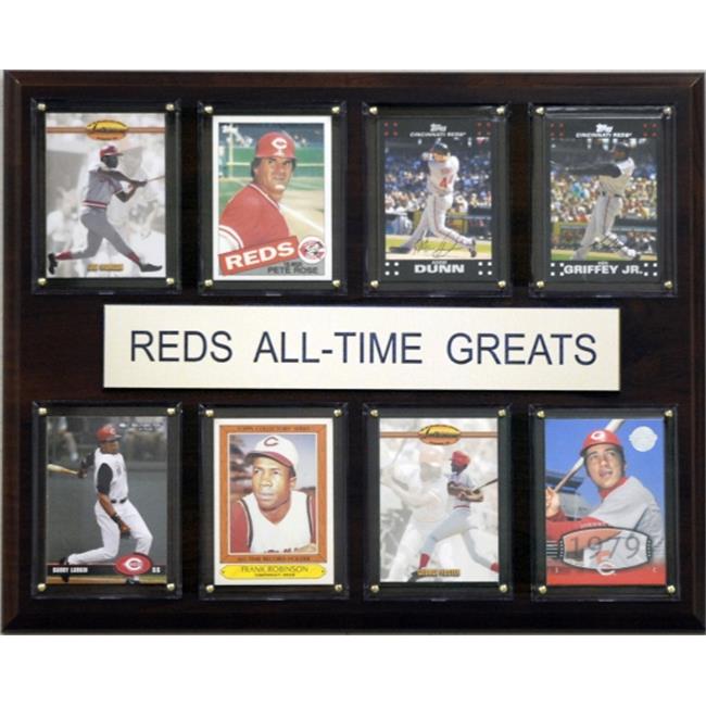 C & I Collectables 1215ATGREDS MLB Cincinnati Reds All-Time Greats Plaque