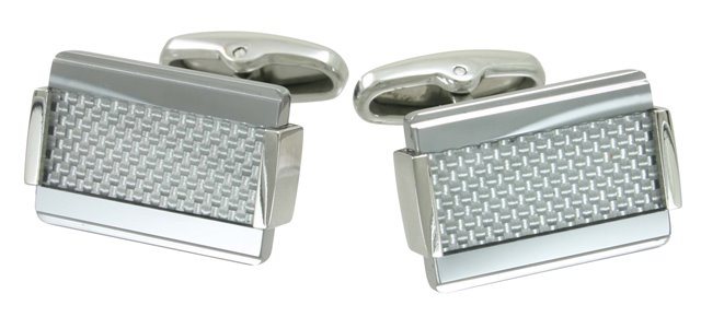 Tungsten Carbon Fiber Cuff Link
