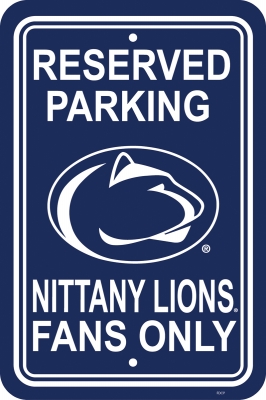 Picture of Fremont Die 50256 Penn State Nittany Lions- 12 in. X 18 in. Plastic Parking Sign 