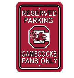 Picture of Fremont Die 50260 South Carolina Gamecocks- 12 in. X 18 in. Plastic Parking Sign 