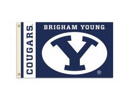 Picture of BSI Products 95083 Brigham Young Cougars- 3 ft. X 5 ft. Flag W-Grommets