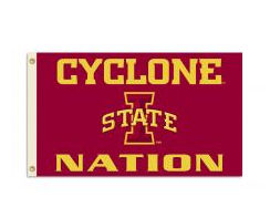 Picture of BSI Products 95522 Iowa State Cyclones- 3 ft. X 5 ft. Flag W-Grommets