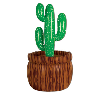 Picture of Beistle 57082 Inflatable Cactus Cooler Pack of 6