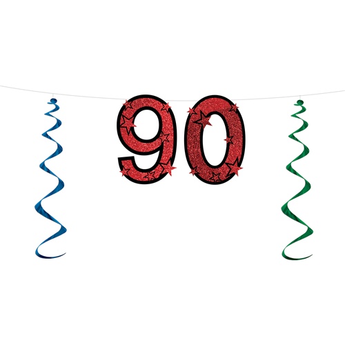 DDI 985237 90 Glittered Streamer Case of 12