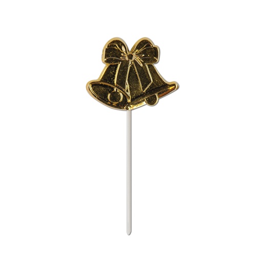 Picture of Beistle 60092-GD Gold Bell Picks Pack of 12