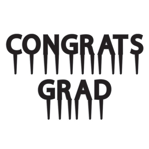 Picture of Beistle 60094 Congrats Grad Picks Pack of 12