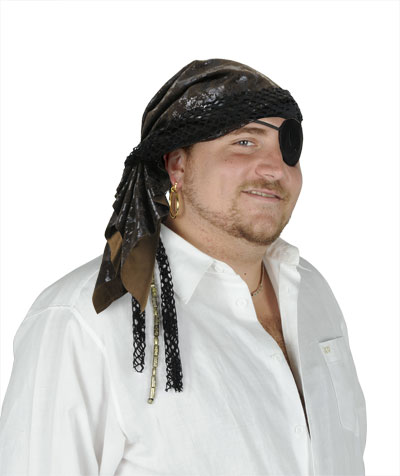 Picture of Beistle 60873 Deluxe Pirate Bandana Pack of 12