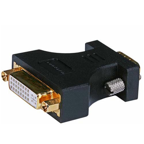 Picture of CMPLE 127-N DVI-A Female to HD15- VGA Male Adapter GOLD