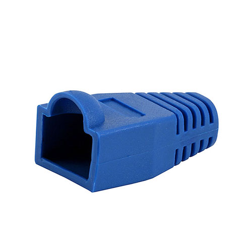Picture of CMPLE 316-N RJ-45 Color Coded Strain Relief Boots- BLUE- 50pcs